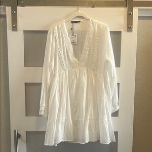 Zara White Dress